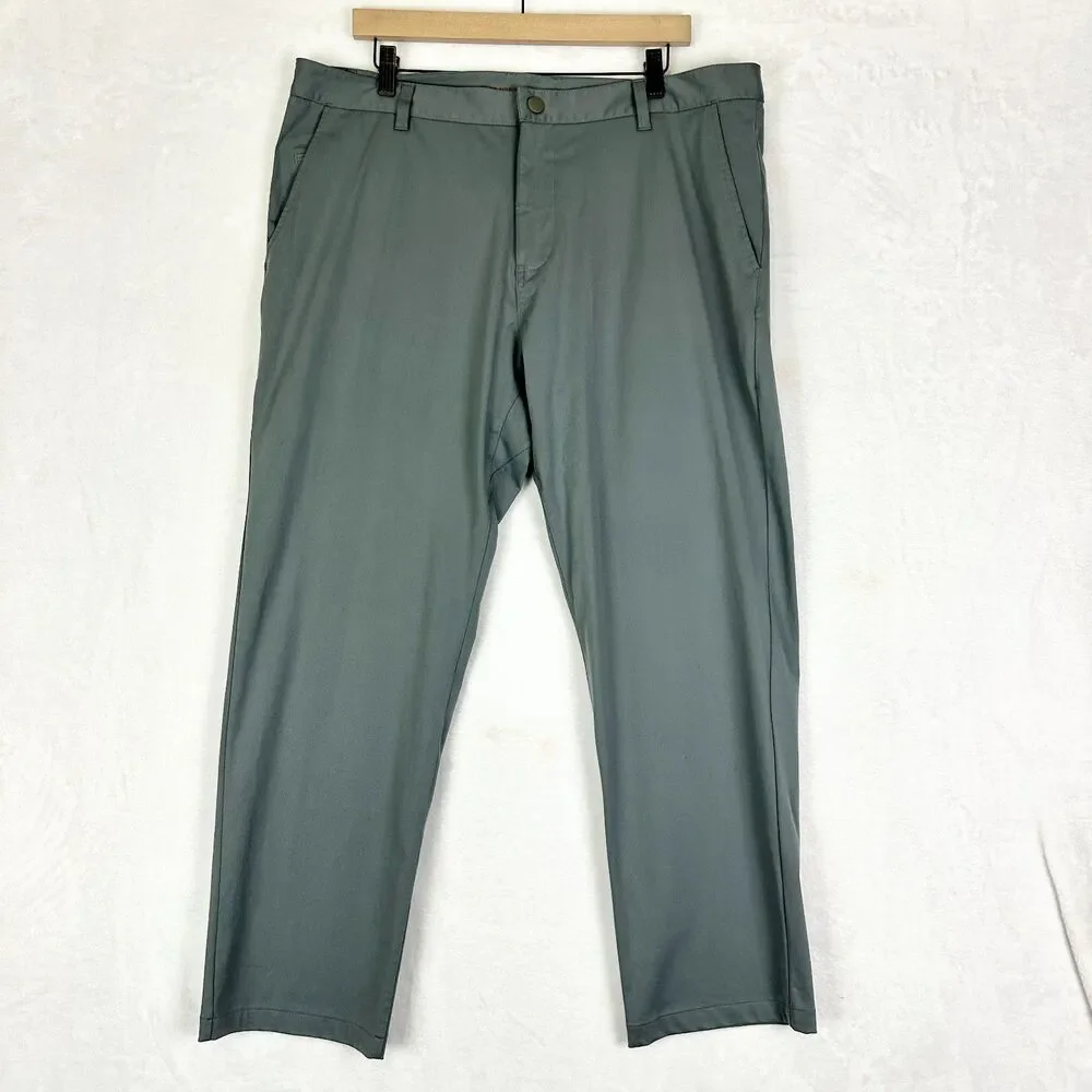 Rhone Commuter Pant Classic Size 38 Smoked Pearl Gray 4 Way Stretch 28
